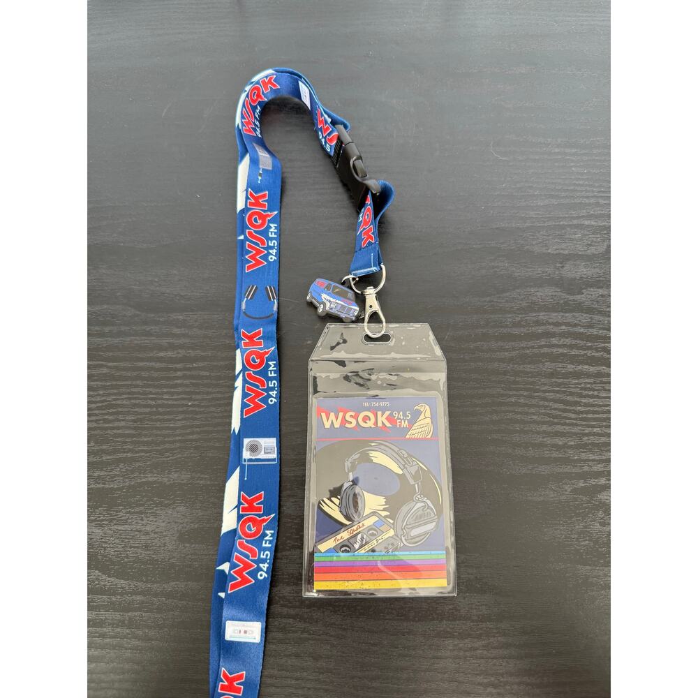 Stranger Things Season 5: WSQK The Eagle Lanyard & ID Sleeve NWT